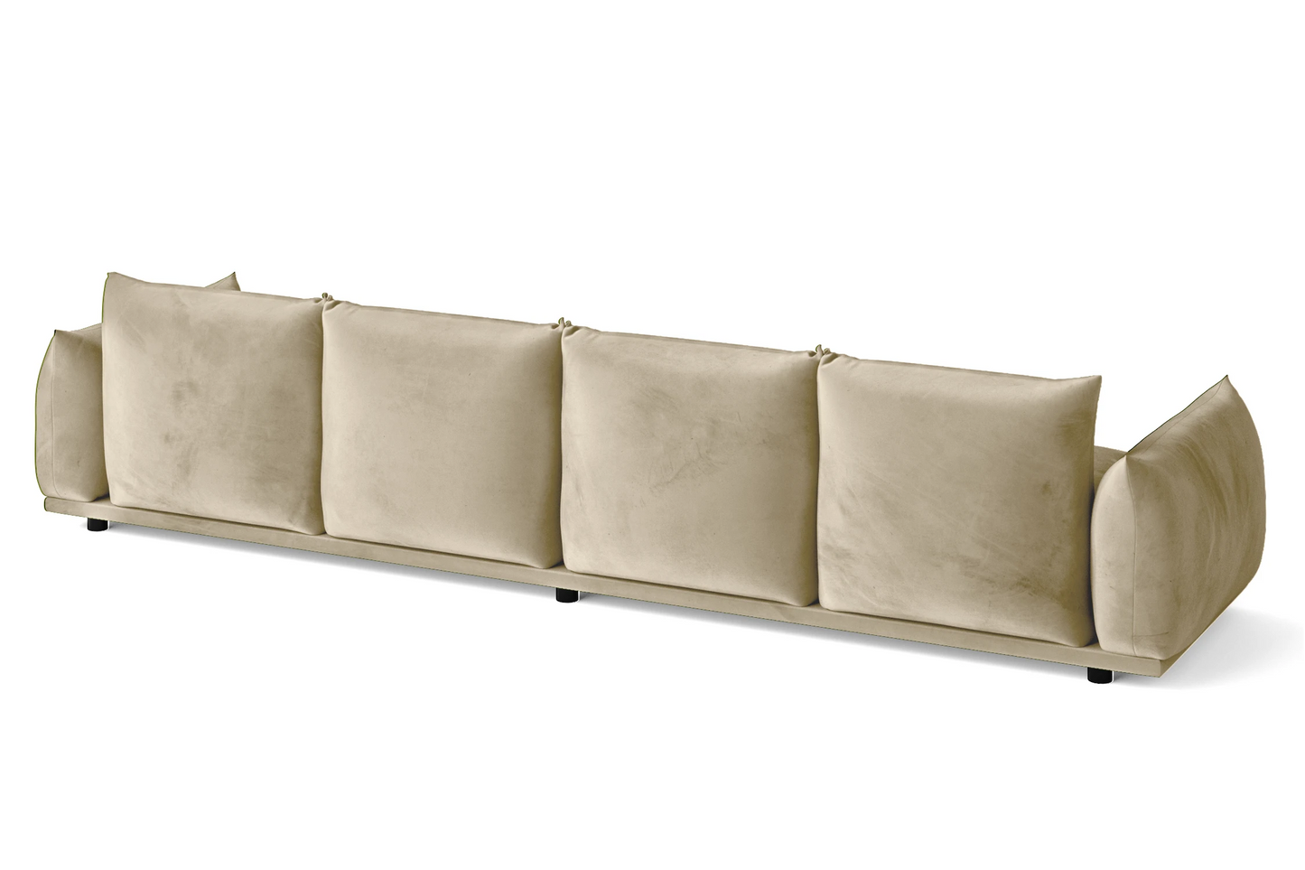 Minneapolis 4 Seater Sofa Cream Velvet