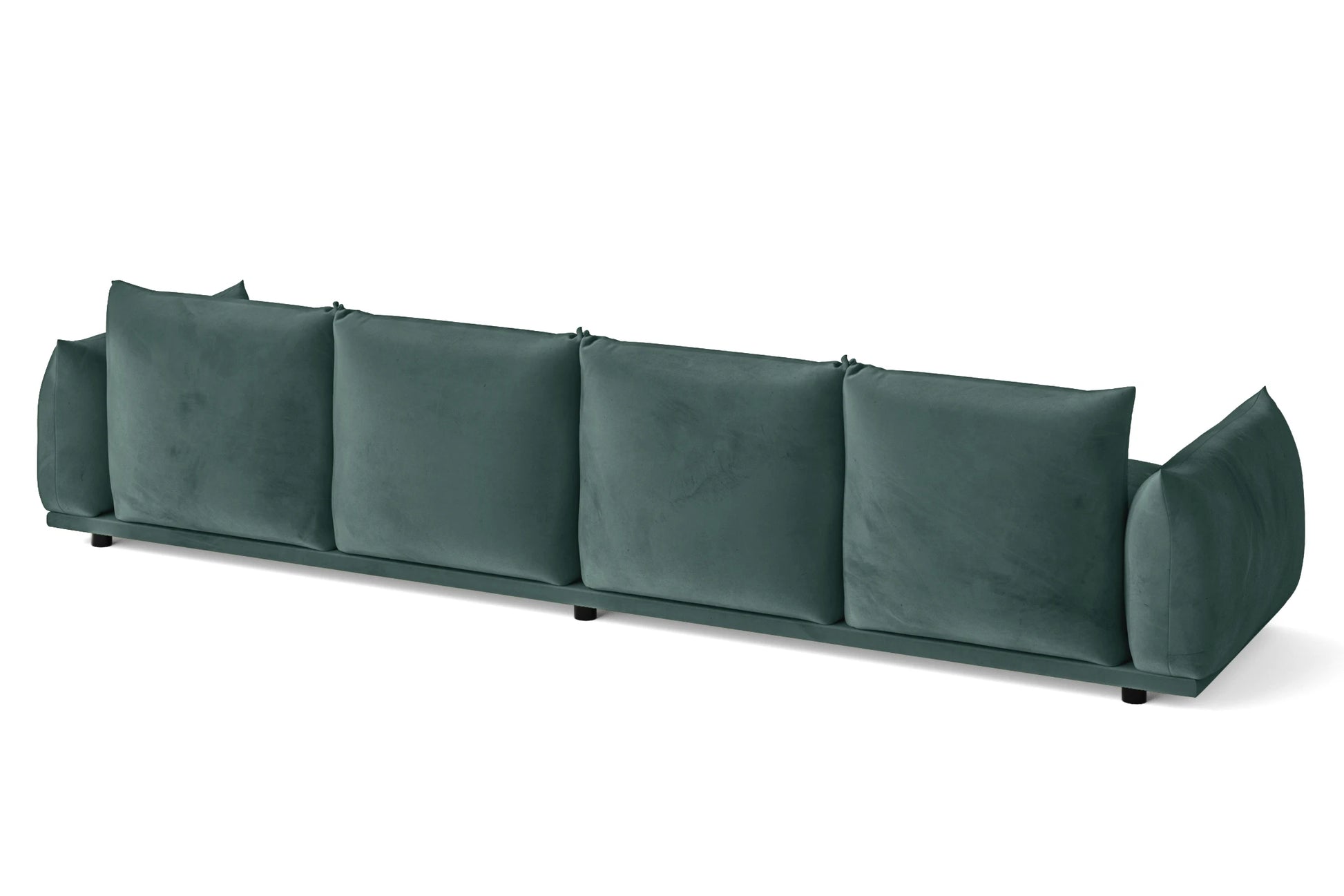 Minneapolis 4 Seater Sofa Teal Velvet