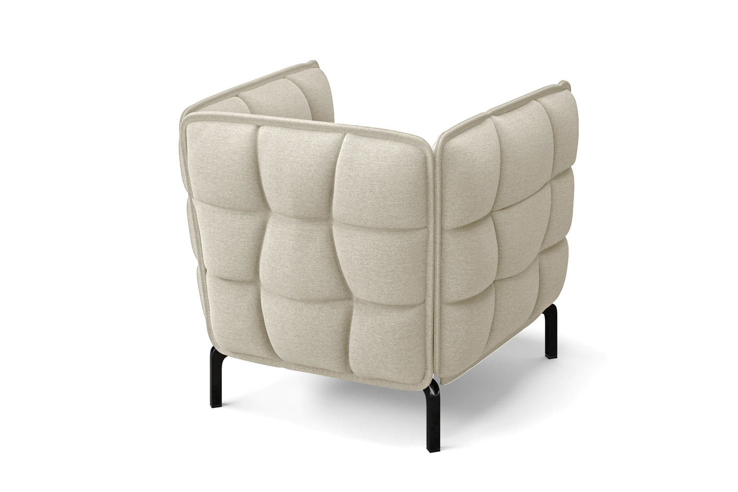 Modica Armchair Cream Linen Fabric