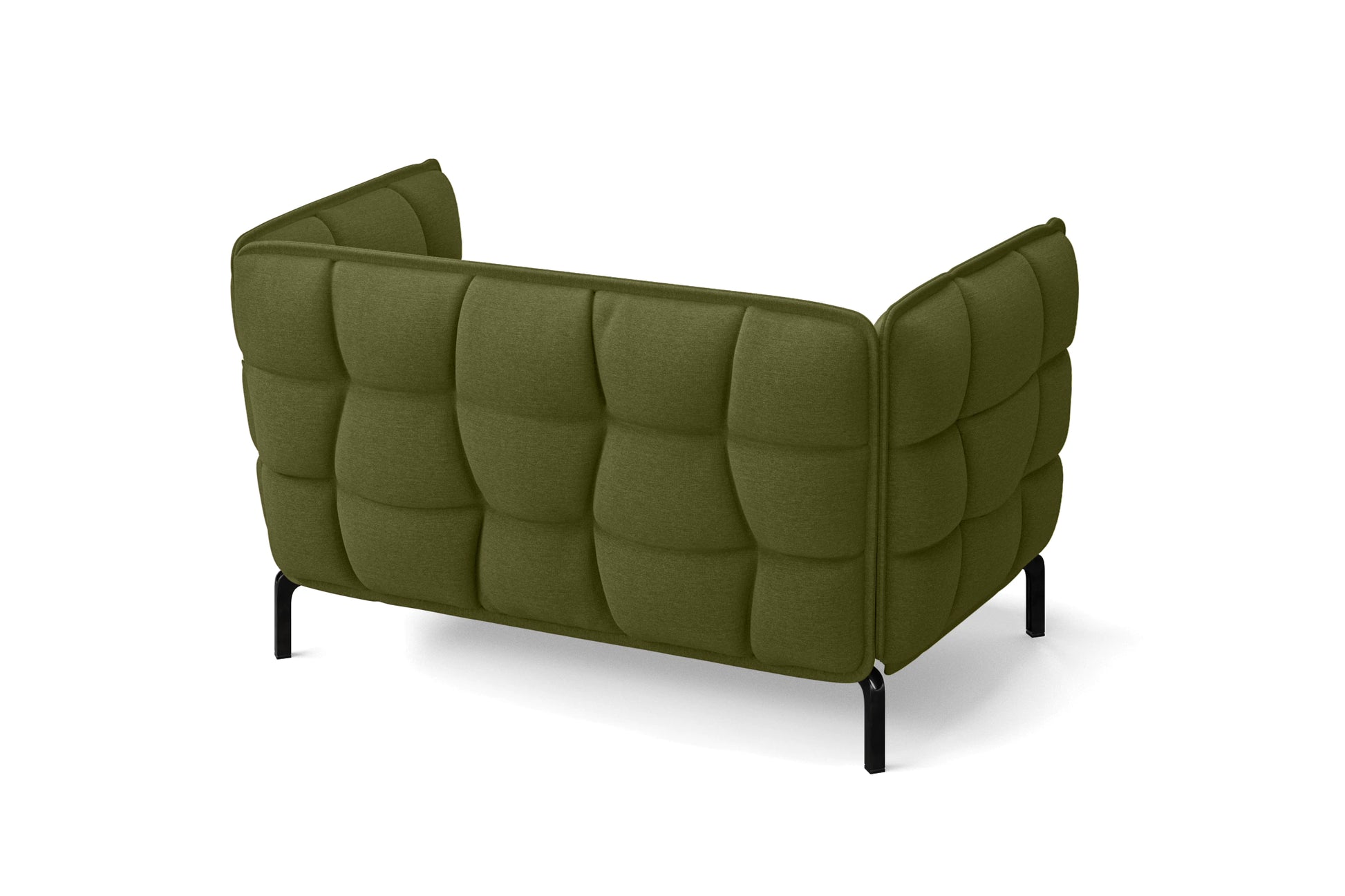 Modica 2 Seater Sofa Olive Linen Fabric