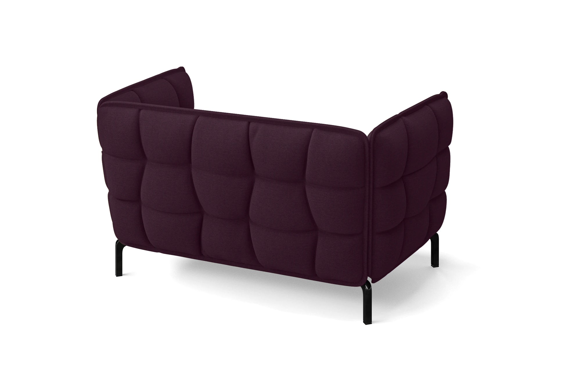 Modica 2 Seater Sofa Purple Linen Fabric