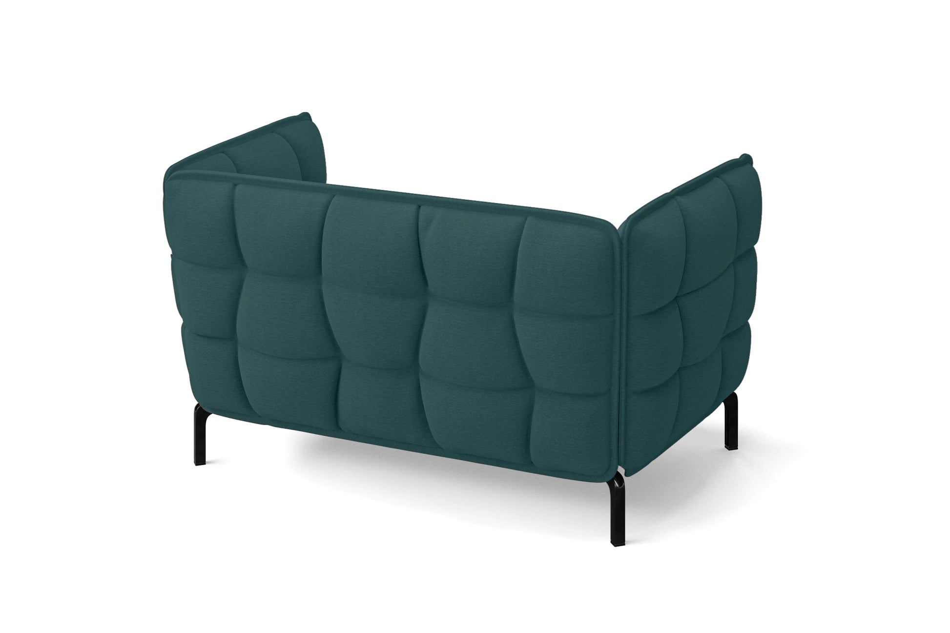 Modica 2 Seater Sofa Teal Linen Fabric