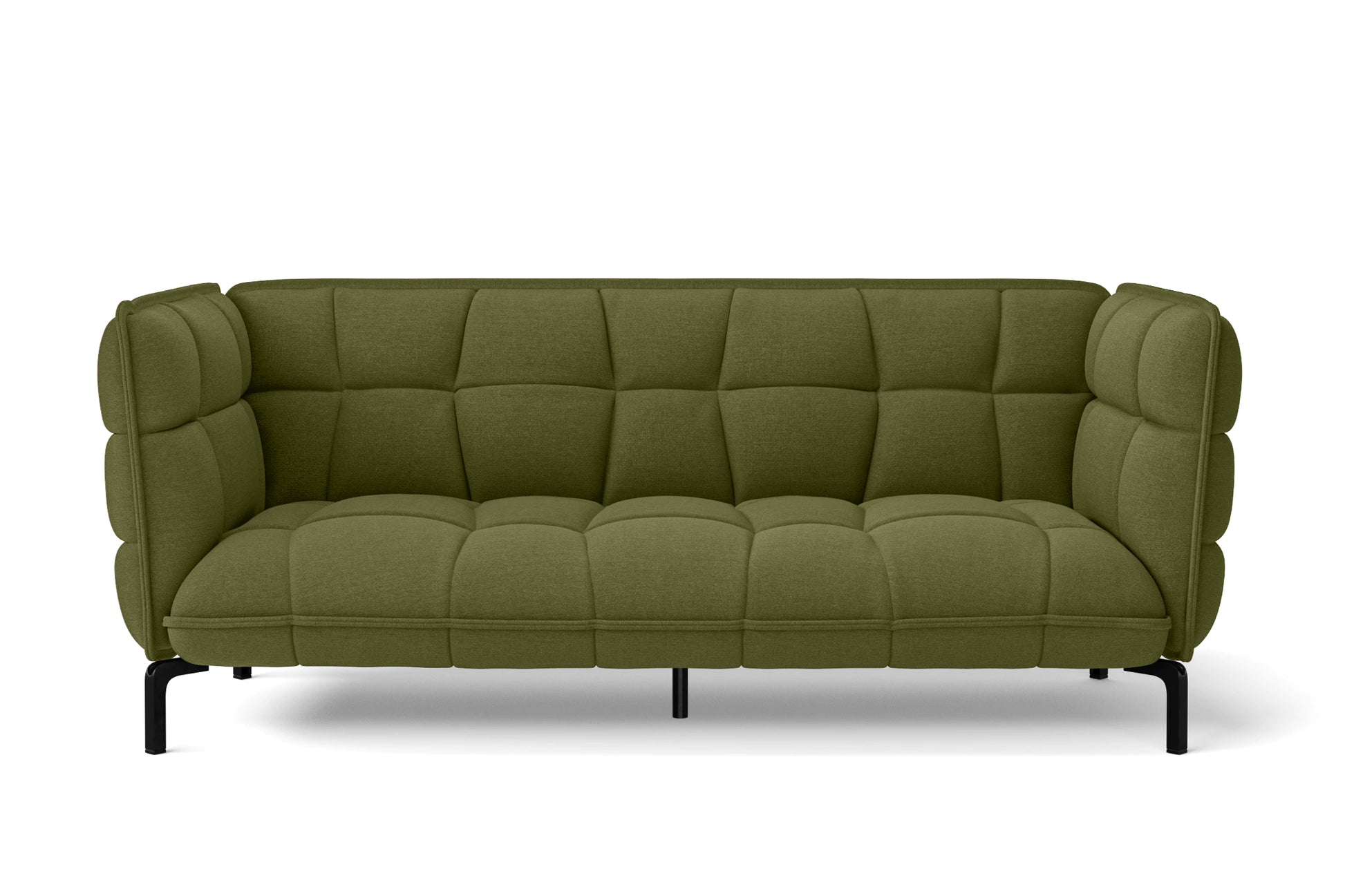 Modica 3 Seater Sofa Olive Linen Fabric