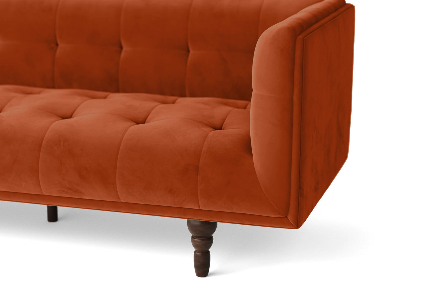 Nahant Armchair Orange Velvet