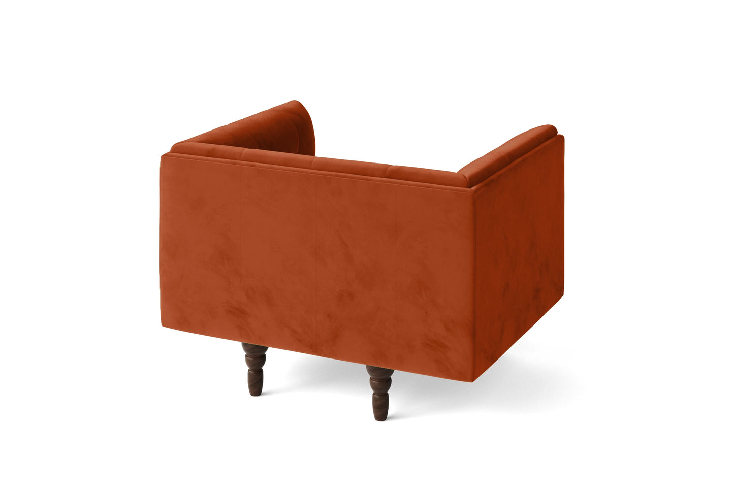 Nahant Armchair Orange Velvet