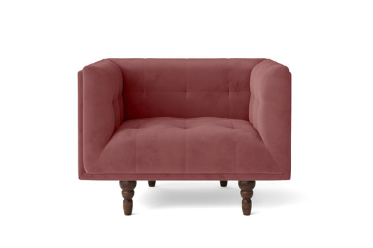 Nahant Armchair Pink Velvet