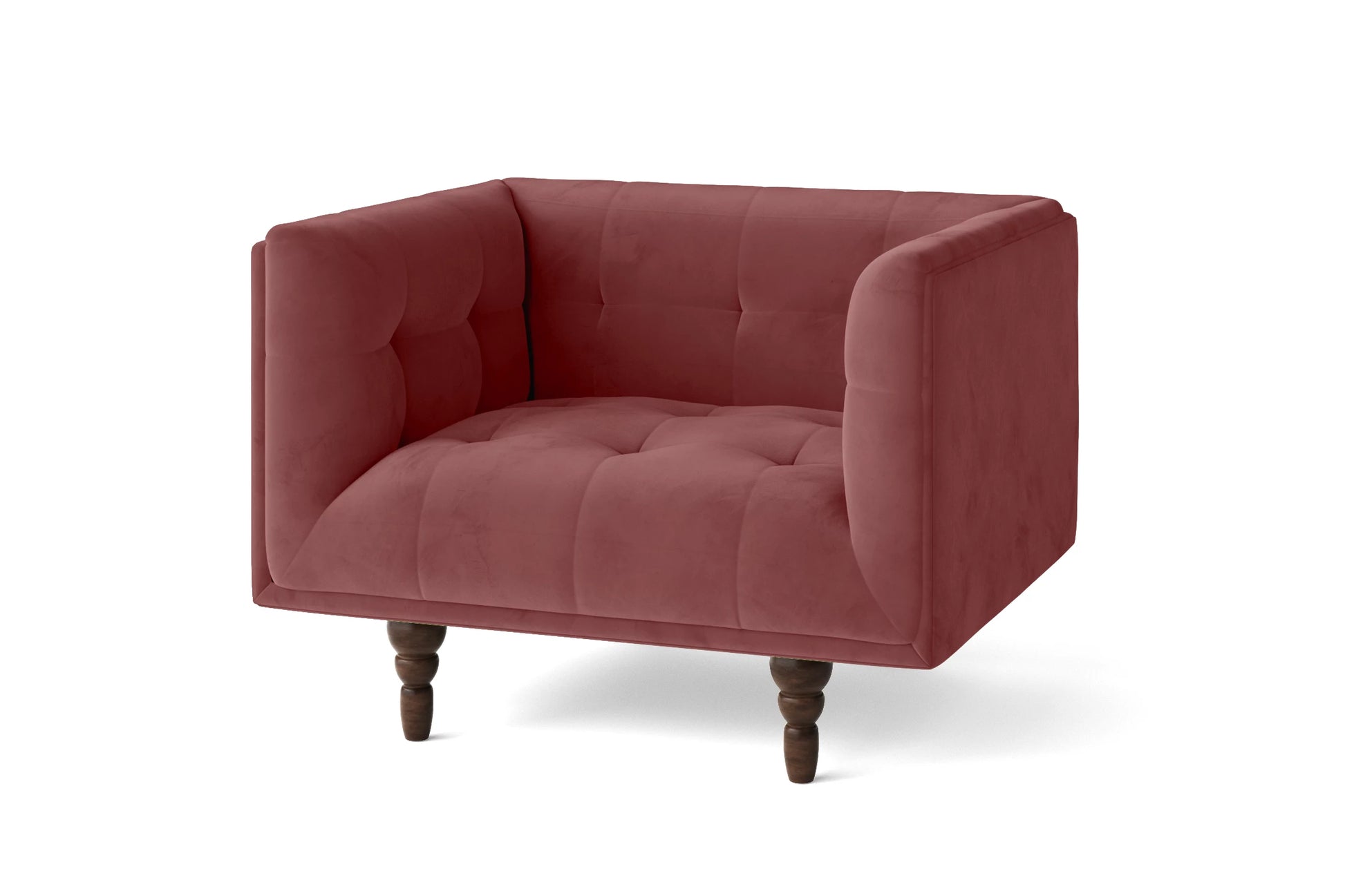 Nahant Armchair Pink Velvet