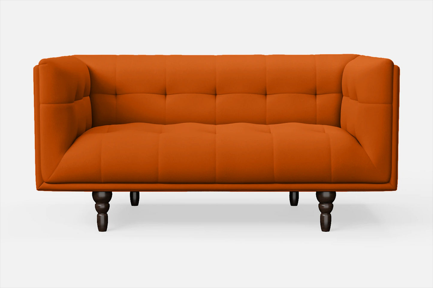 Nahant 2 Seater Sofa Orange Leather