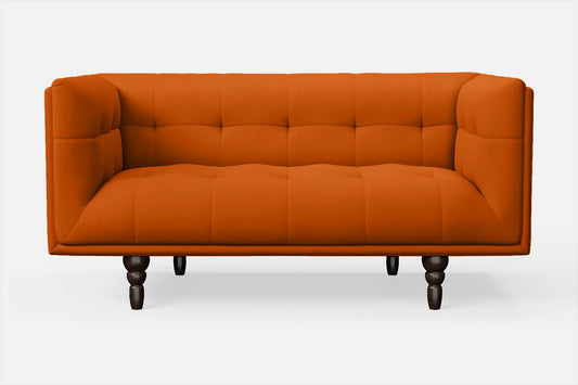 Nahant 2 Seater Sofa Orange Leather