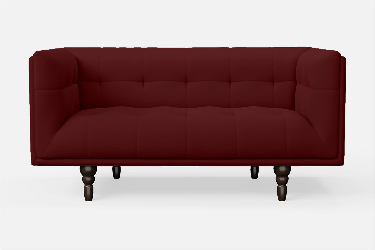 Nahant 2 Seater Sofa Red Leather