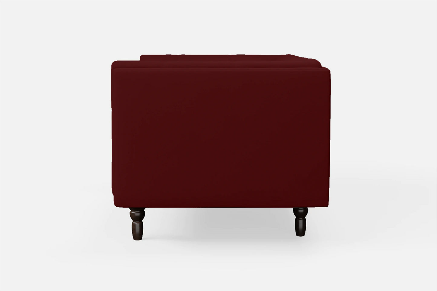 Nahant 2 Seater Sofa Red Leather