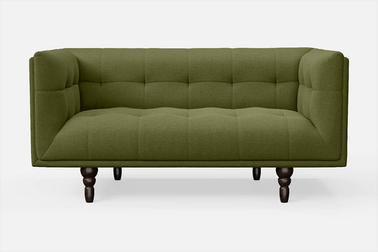 Nahant 2 Seater Sofa Olive Linen Fabric