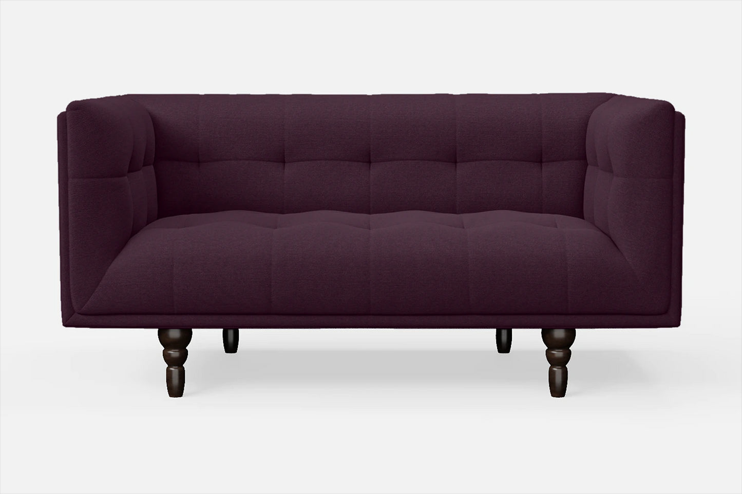 Nahant 2 Seater Sofa Purple Linen Fabric