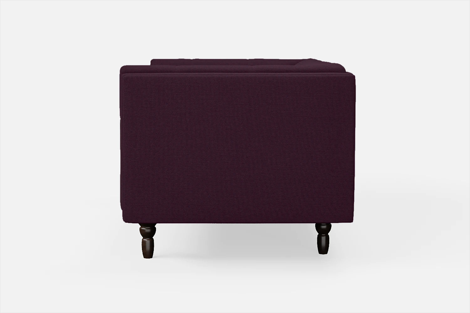 Nahant 2 Seater Sofa Purple Linen Fabric