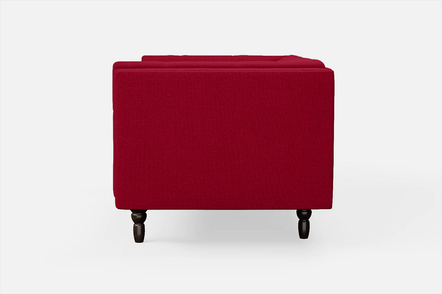 Nahant 2 Seater Sofa Red Linen Fabric