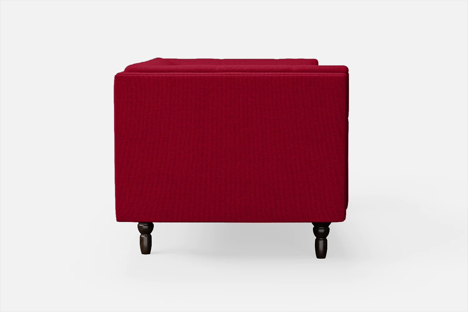 Nahant 2 Seater Sofa Red Linen Fabric