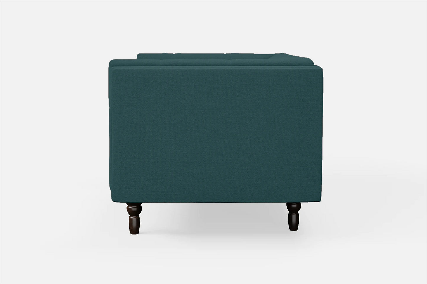 Nahant 2 Seater Sofa Teal Linen Fabric