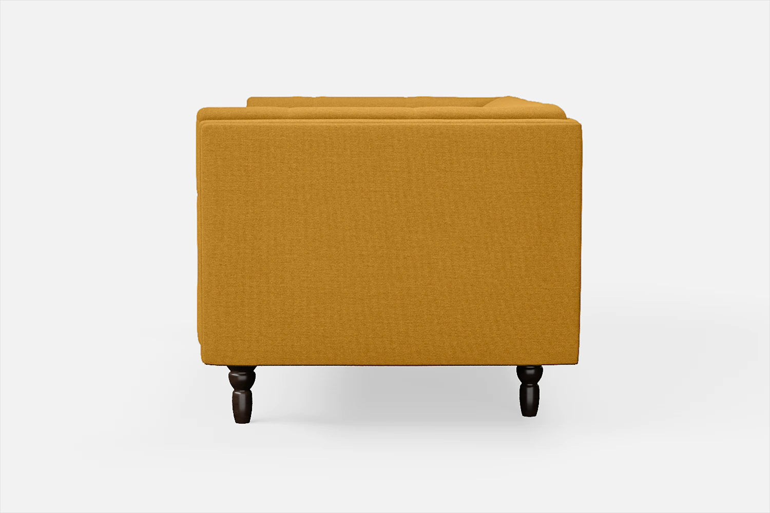 Nahant 2 Seater Sofa Yellow Linen Fabric