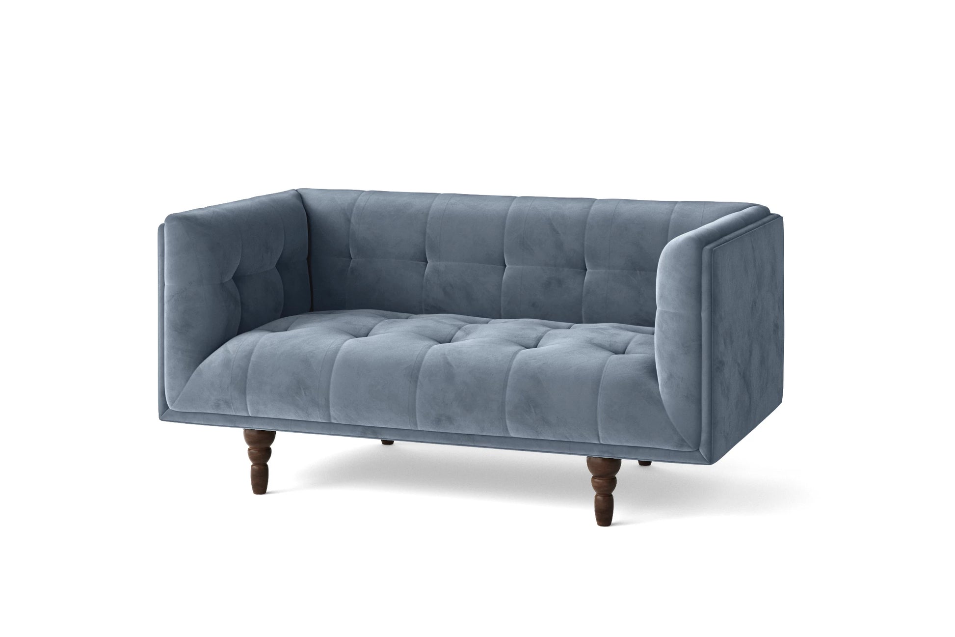 Nahant 2 Seater Sofa Baby Blue Velvet