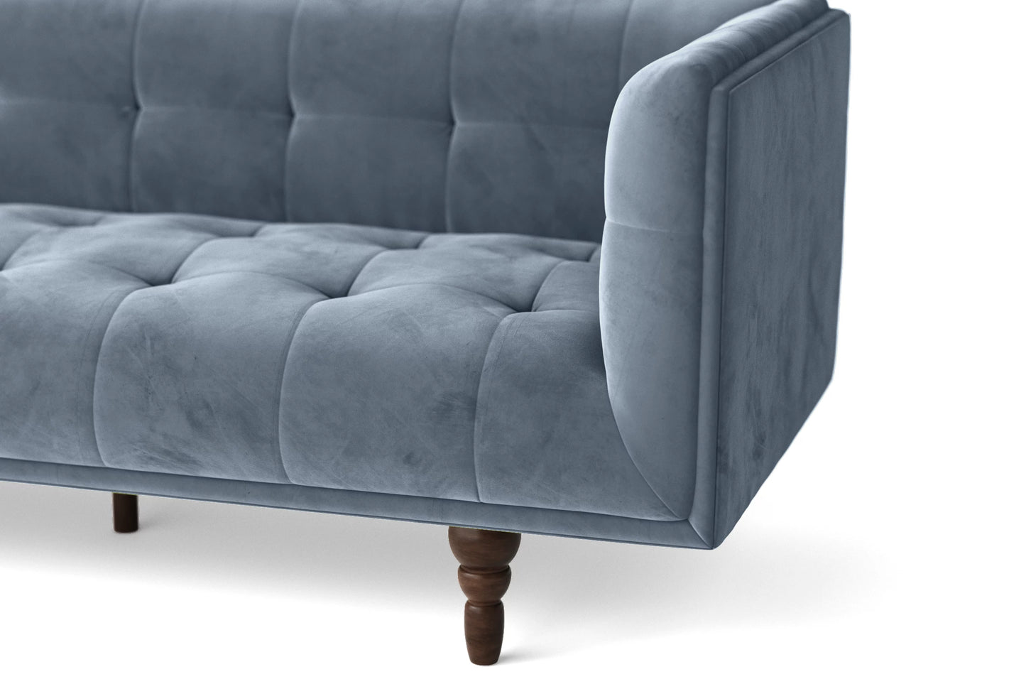 Nahant 2 Seater Sofa Baby Blue Velvet