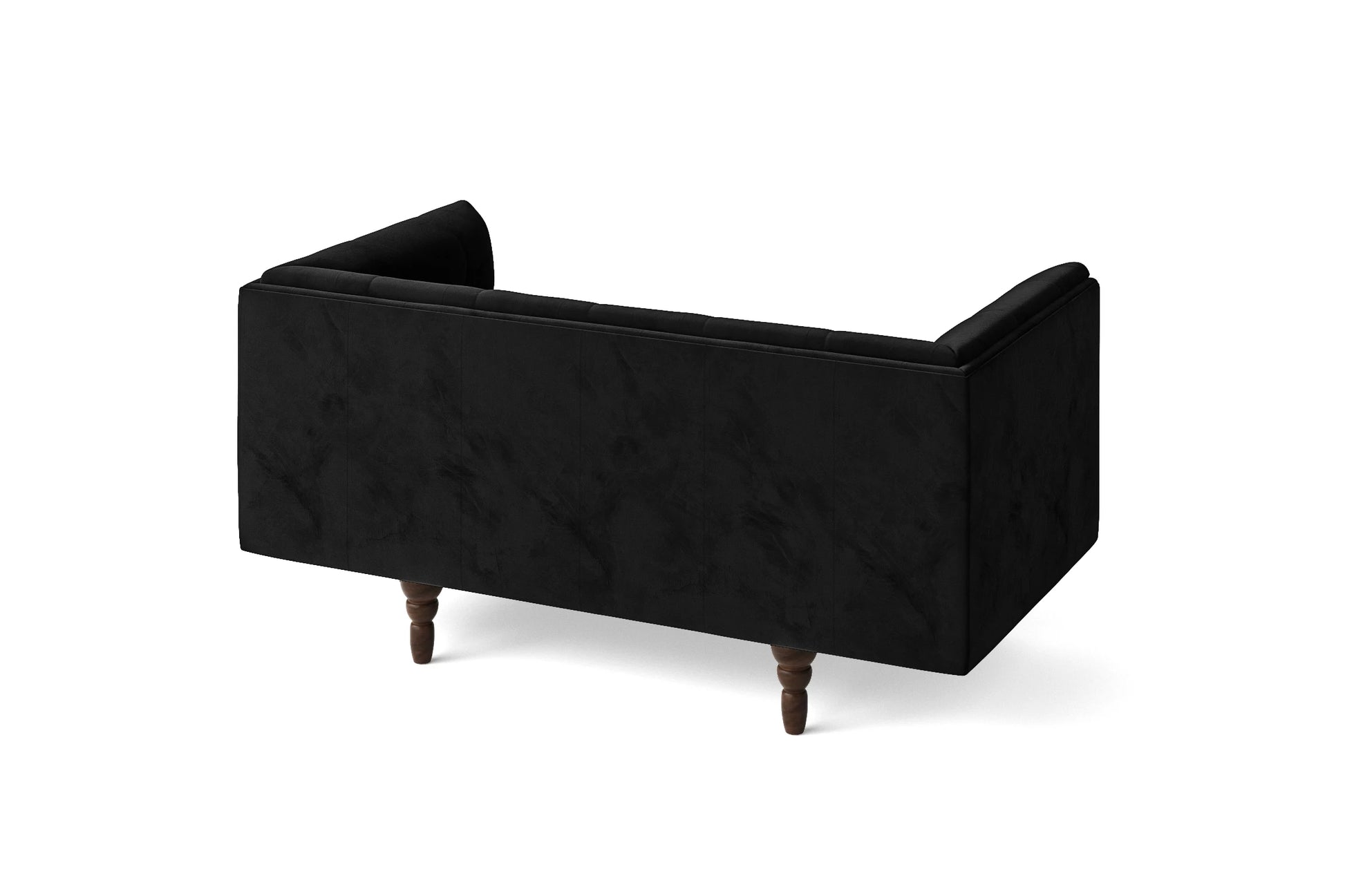 Nahant 2 Seater Sofa Black Velvet