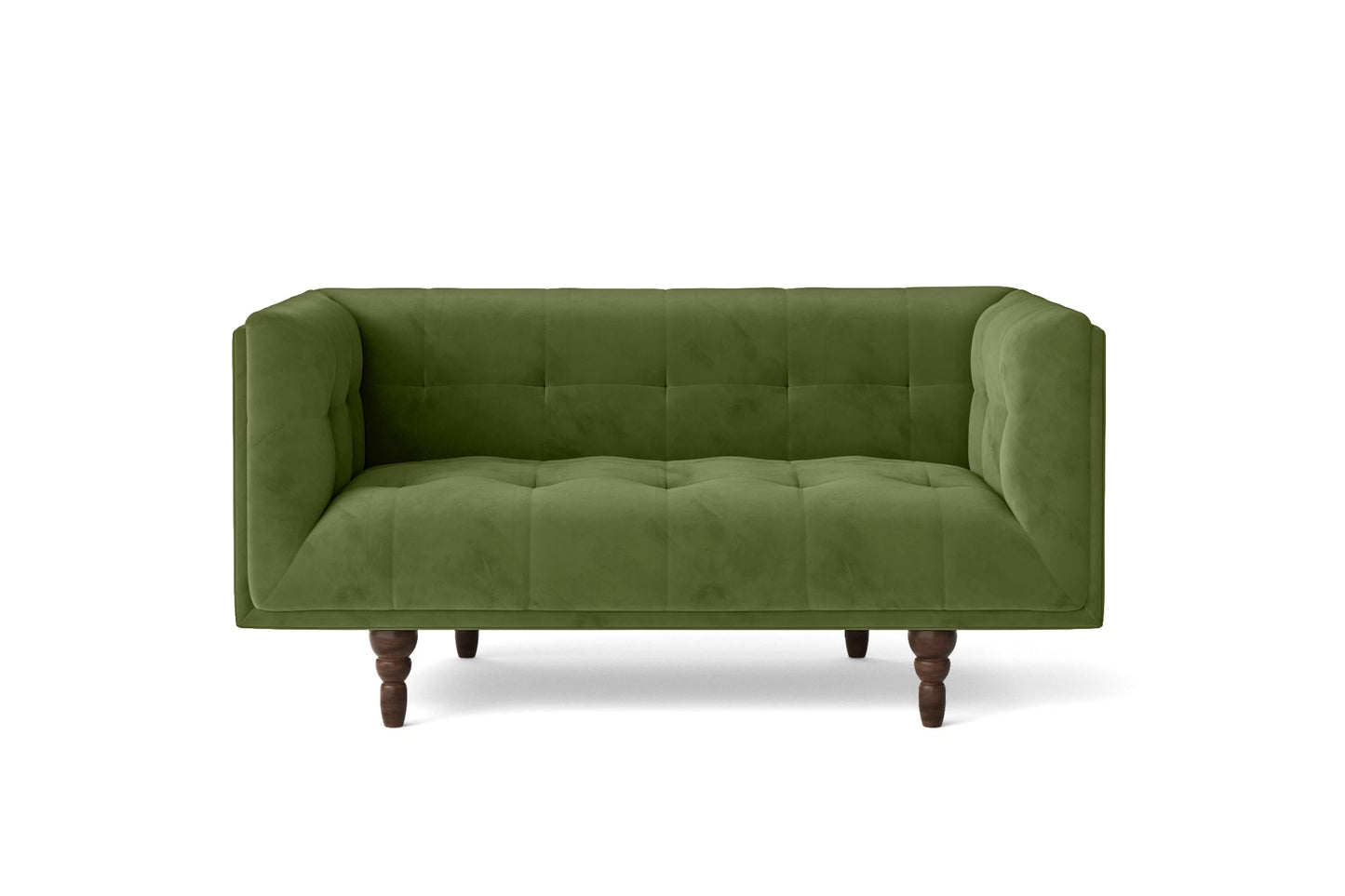 Nahant 2 Seater Sofa Lime Velvet