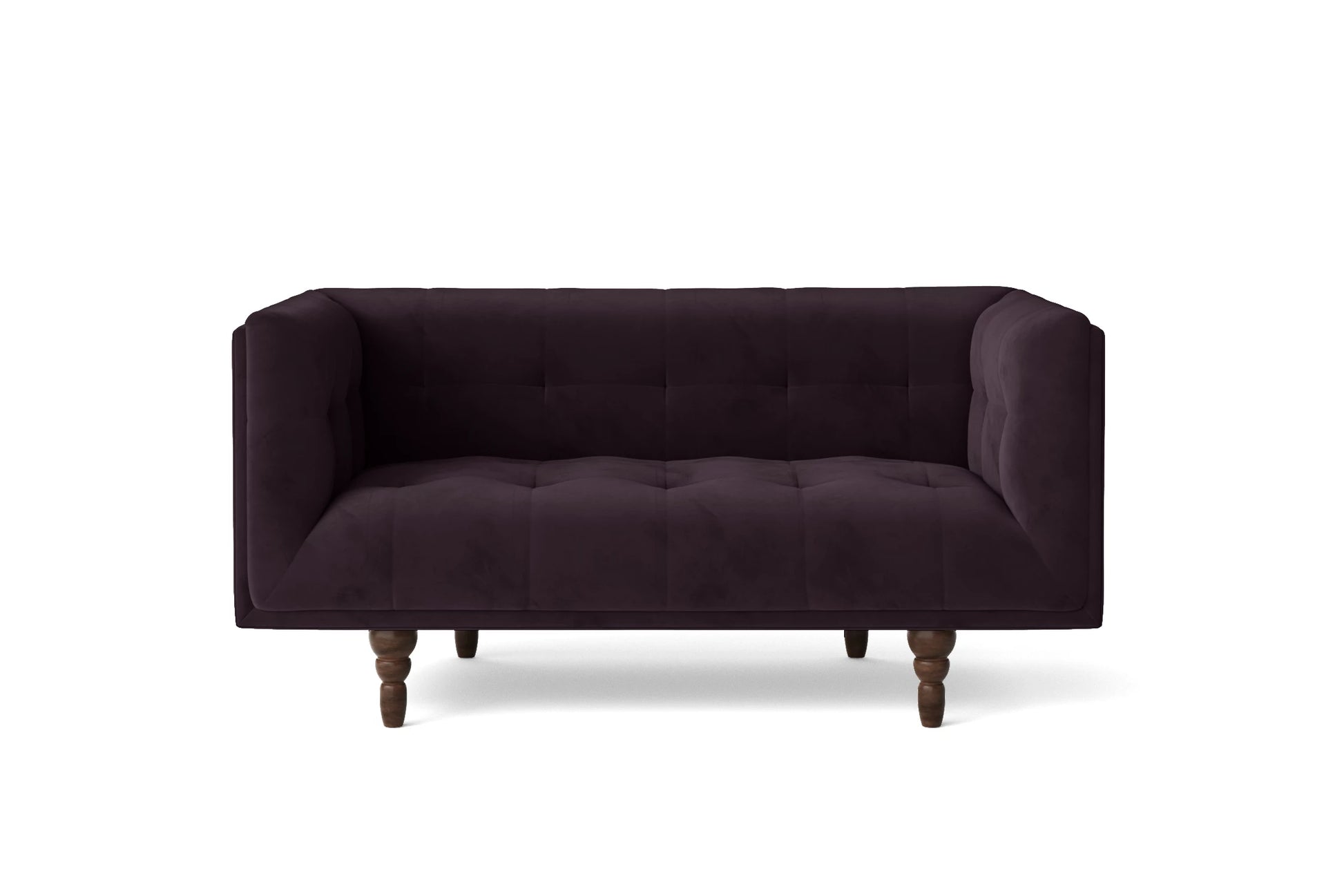 Nahant 2 Seater Sofa Purple Velvet