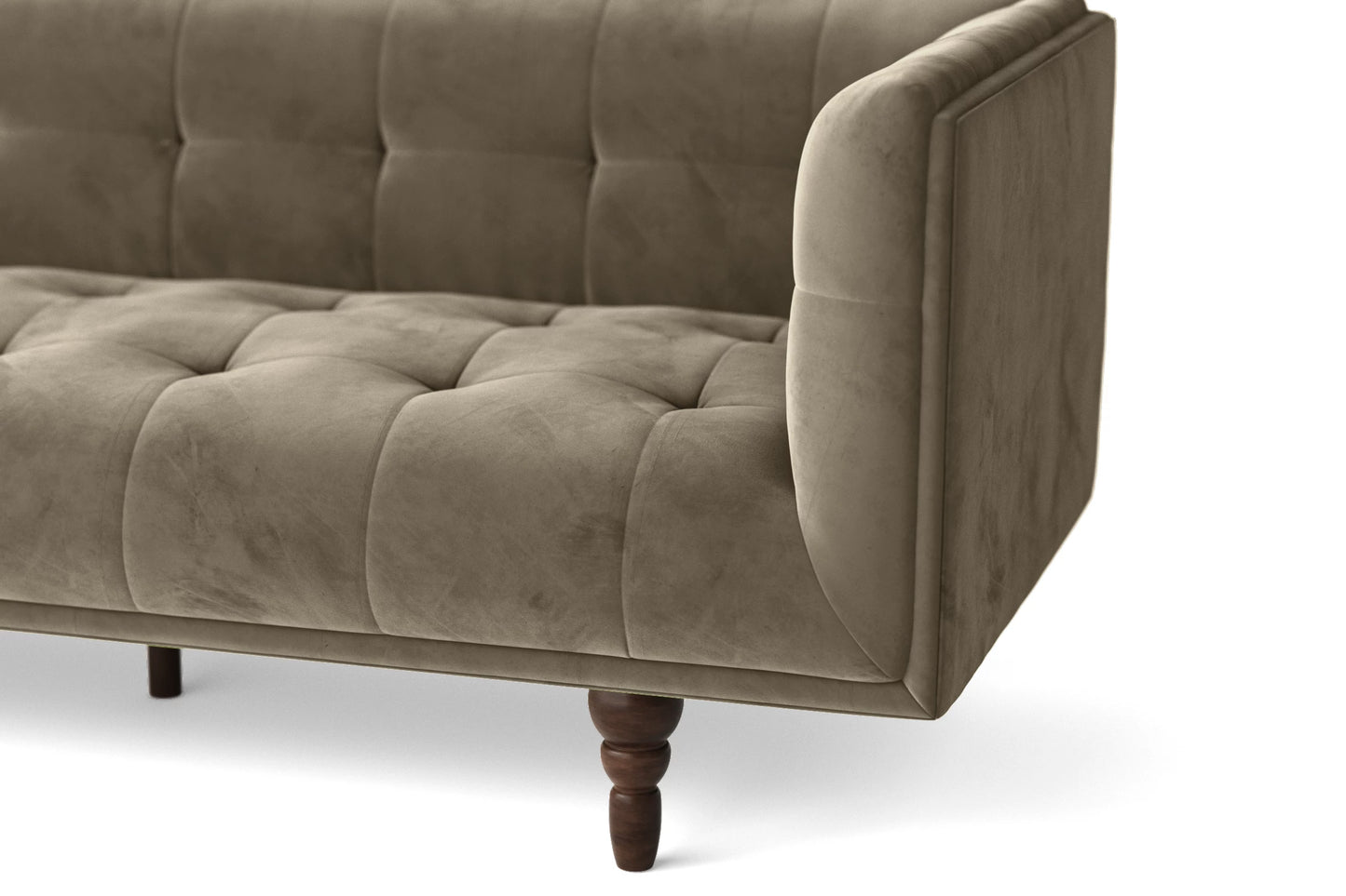 Nahant 2 Seater Sofa Sand Velvet