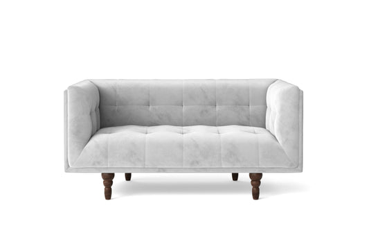 Nahant 2 Seater Sofa White Velvet