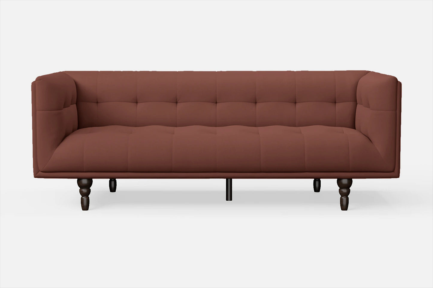 Nahant 3 Seater Sofa Mauve Leather