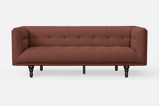 Nahant 3 Seater Sofa Mauve Leather