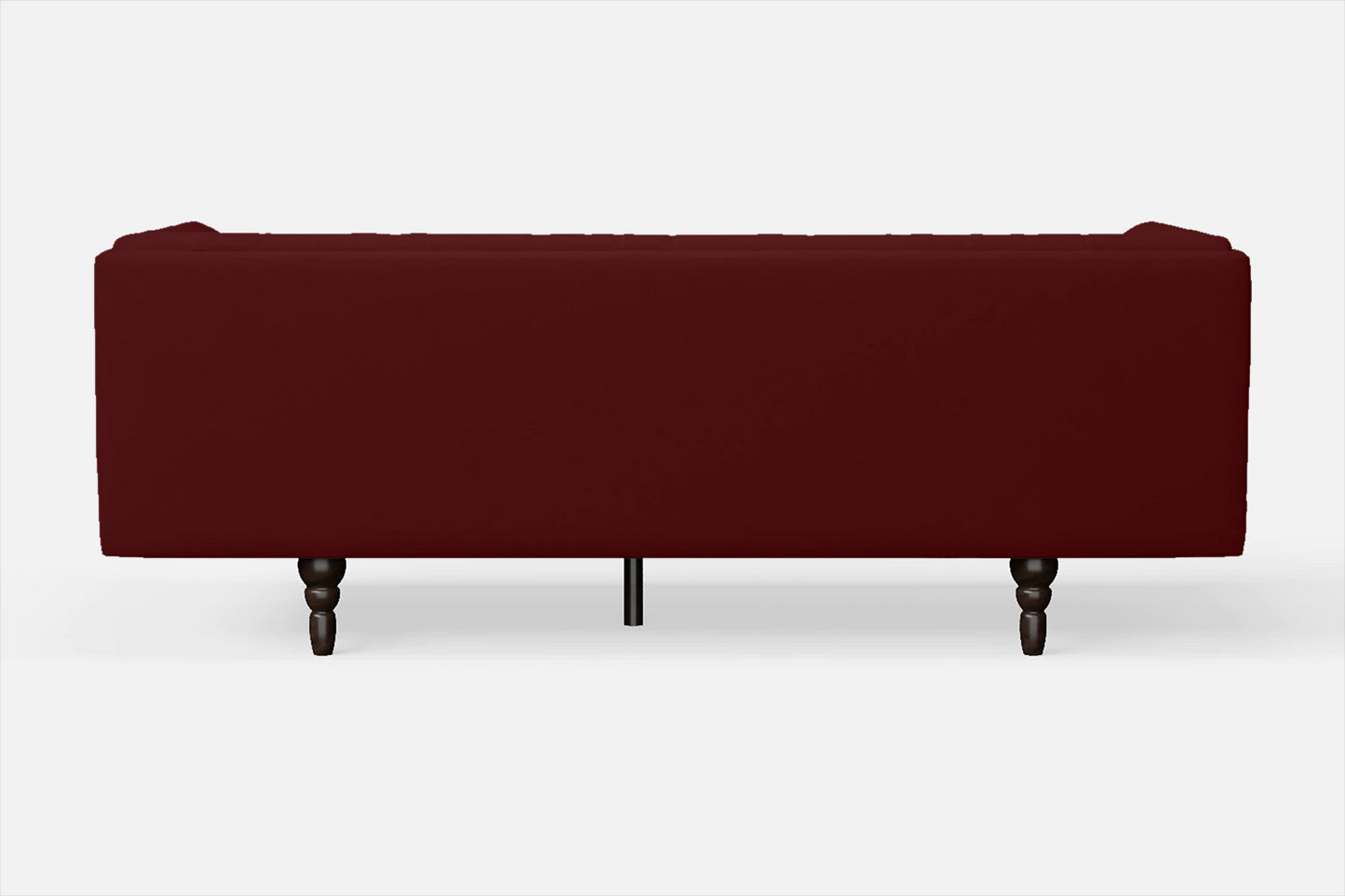 Nahant 3 Seater Sofa Red Leather