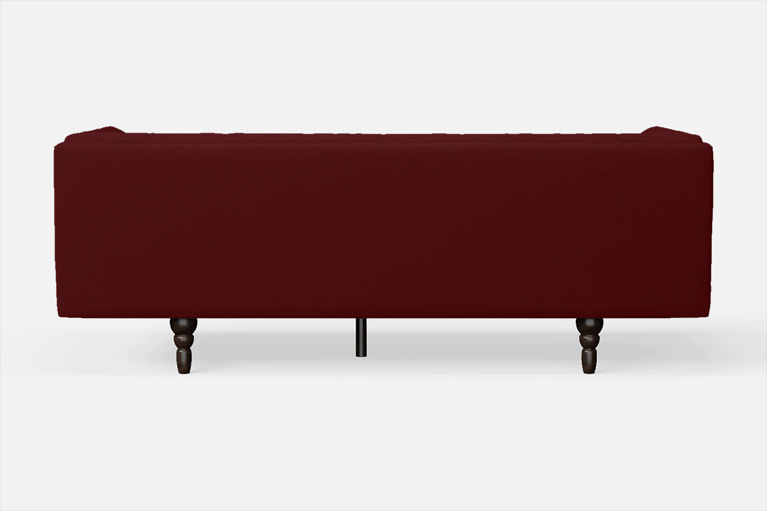 Nahant 3 Seater Sofa Red Leather