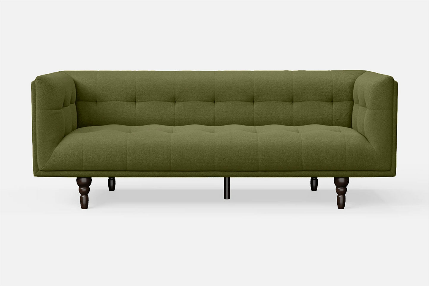 Nahant 3 Seater Sofa Olive Linen Fabric