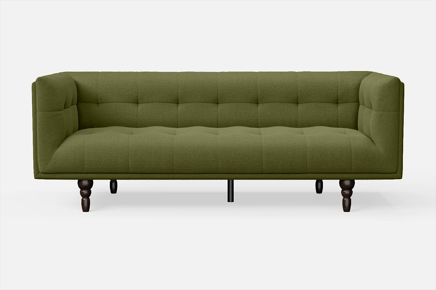 Nahant 3 Seater Sofa Olive Linen Fabric