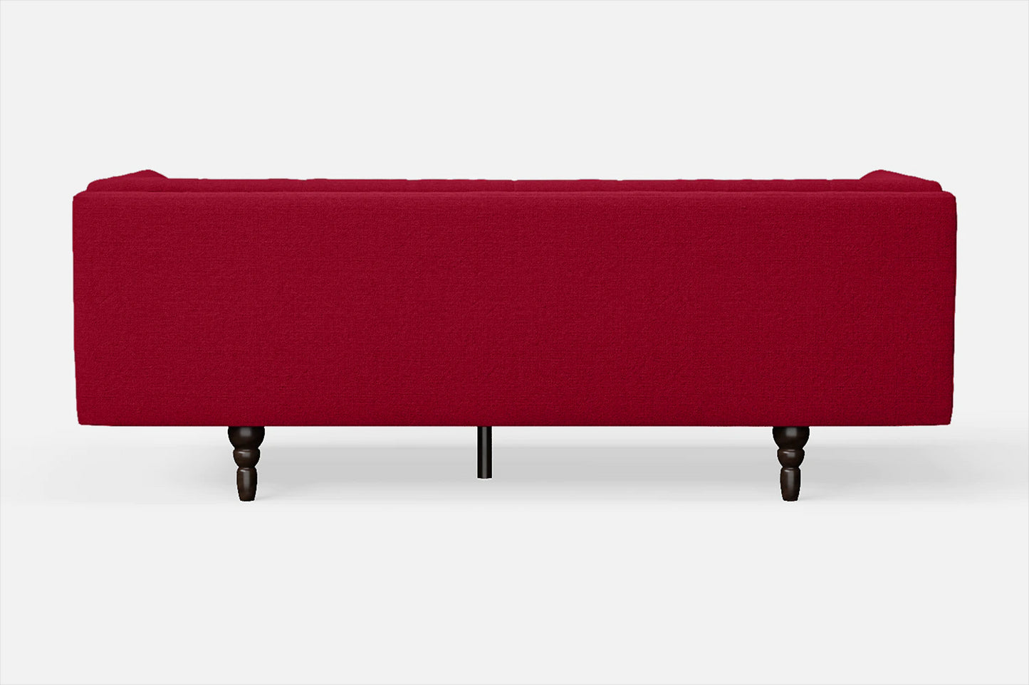 Nahant 3 Seater Sofa Red Linen Fabric