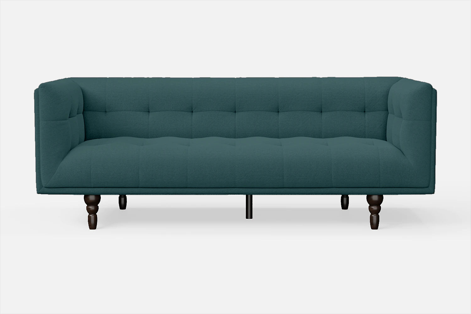 Nahant 3 Seater Sofa Teal Linen Fabric