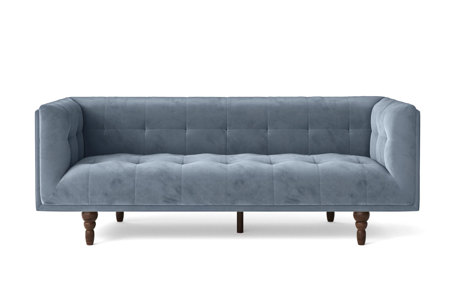 Nahant 3 Seater Sofa Baby Blue Velvet