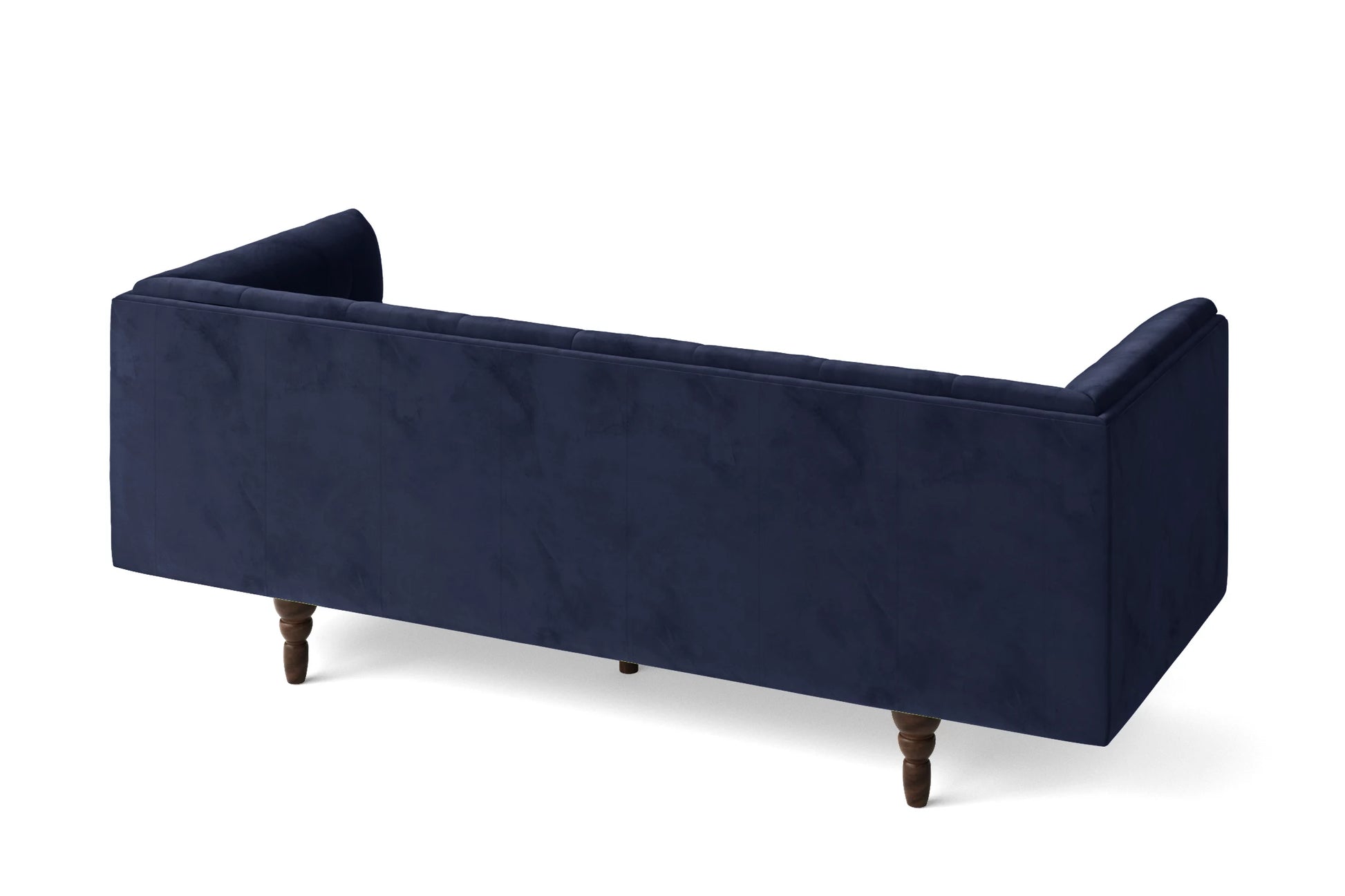 Nahant 3 Seater Sofa Dark Blue Velvet