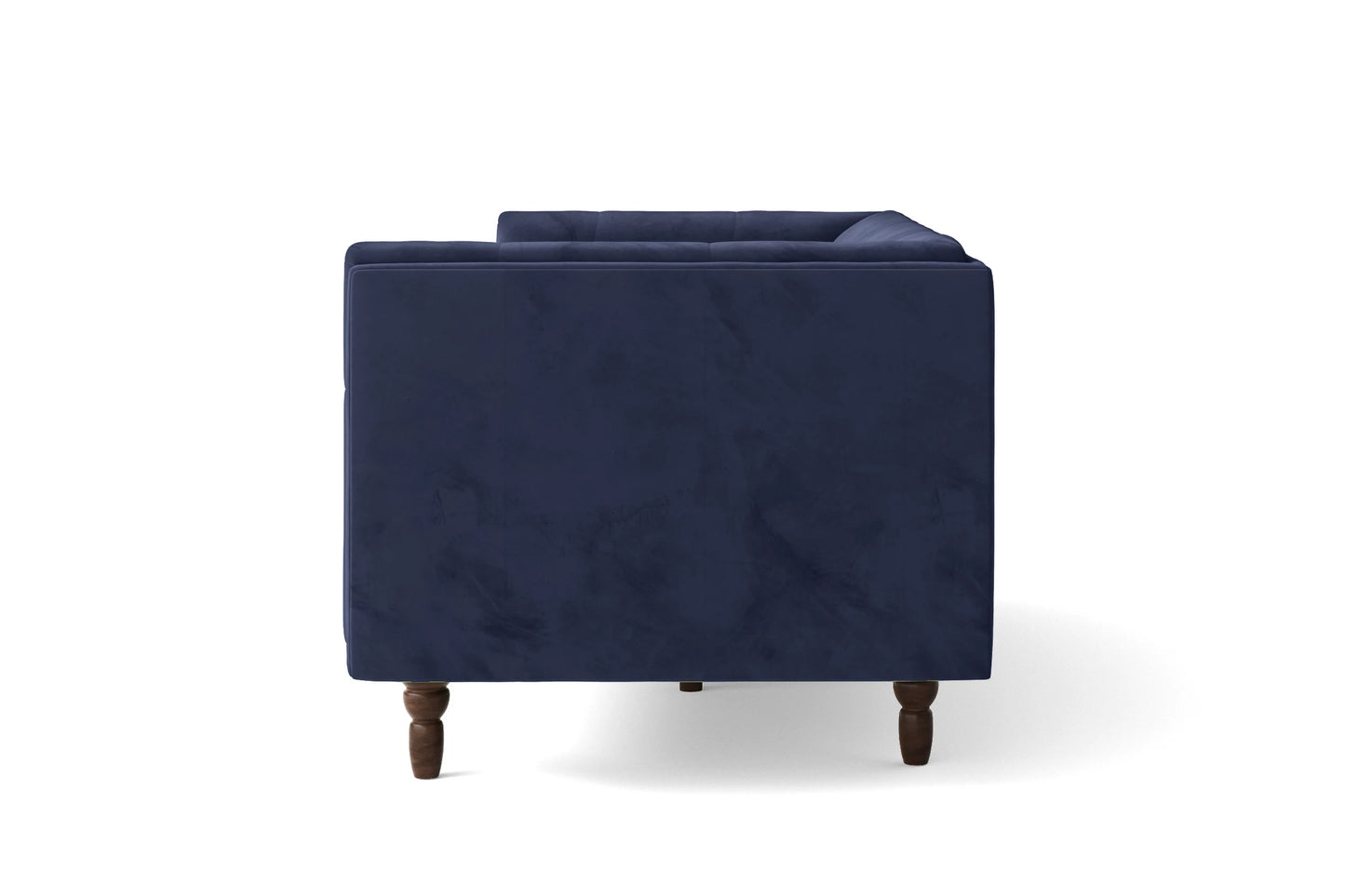 Nahant 3 Seater Sofa Dark Blue Velvet