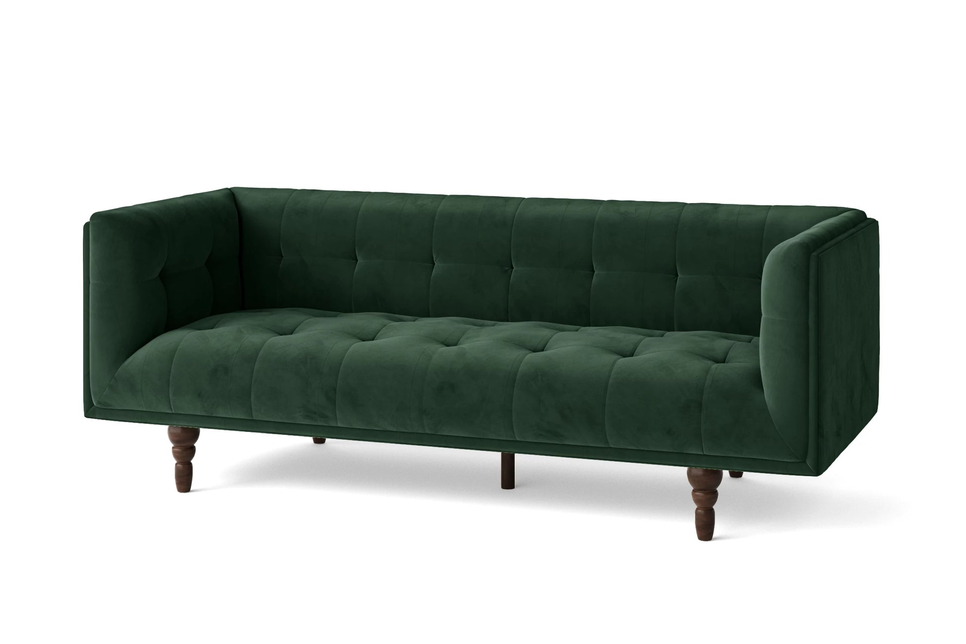 Nahant 3 Seater Sofa Green Velvet