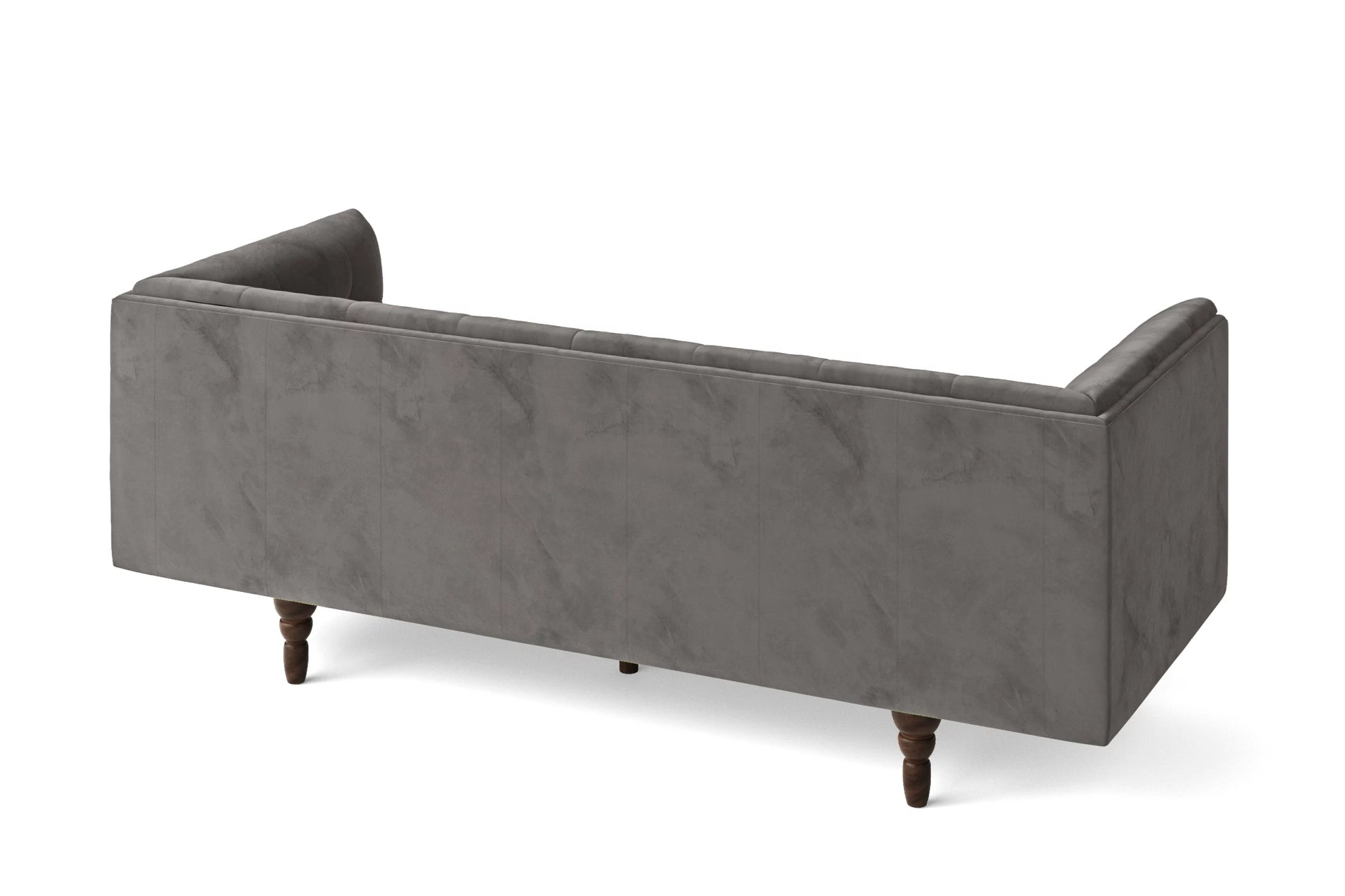 Nahant 3 Seater Sofa Grey Velvet