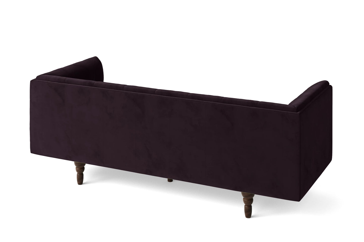 Nahant 3 Seater Sofa Purple Velvet