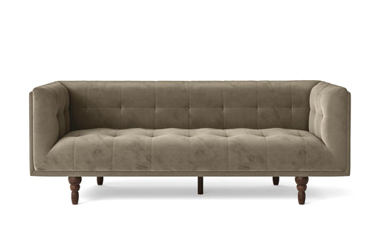 Nahant 3 Seater Sofa Sand Velvet