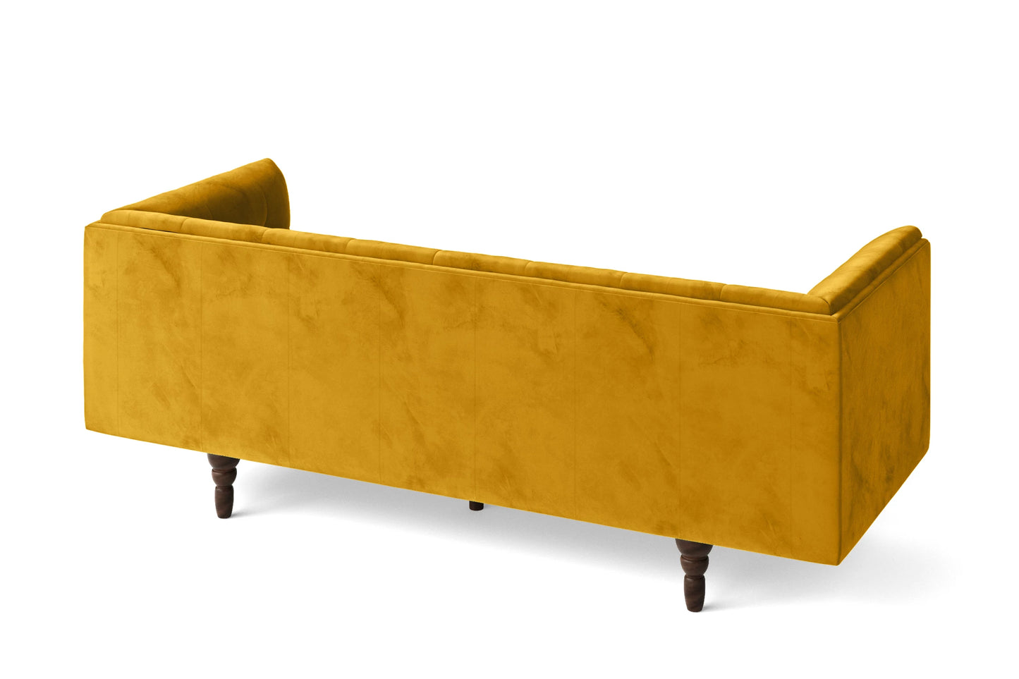 Nahant 3 Seater Sofa Yellow Velvet