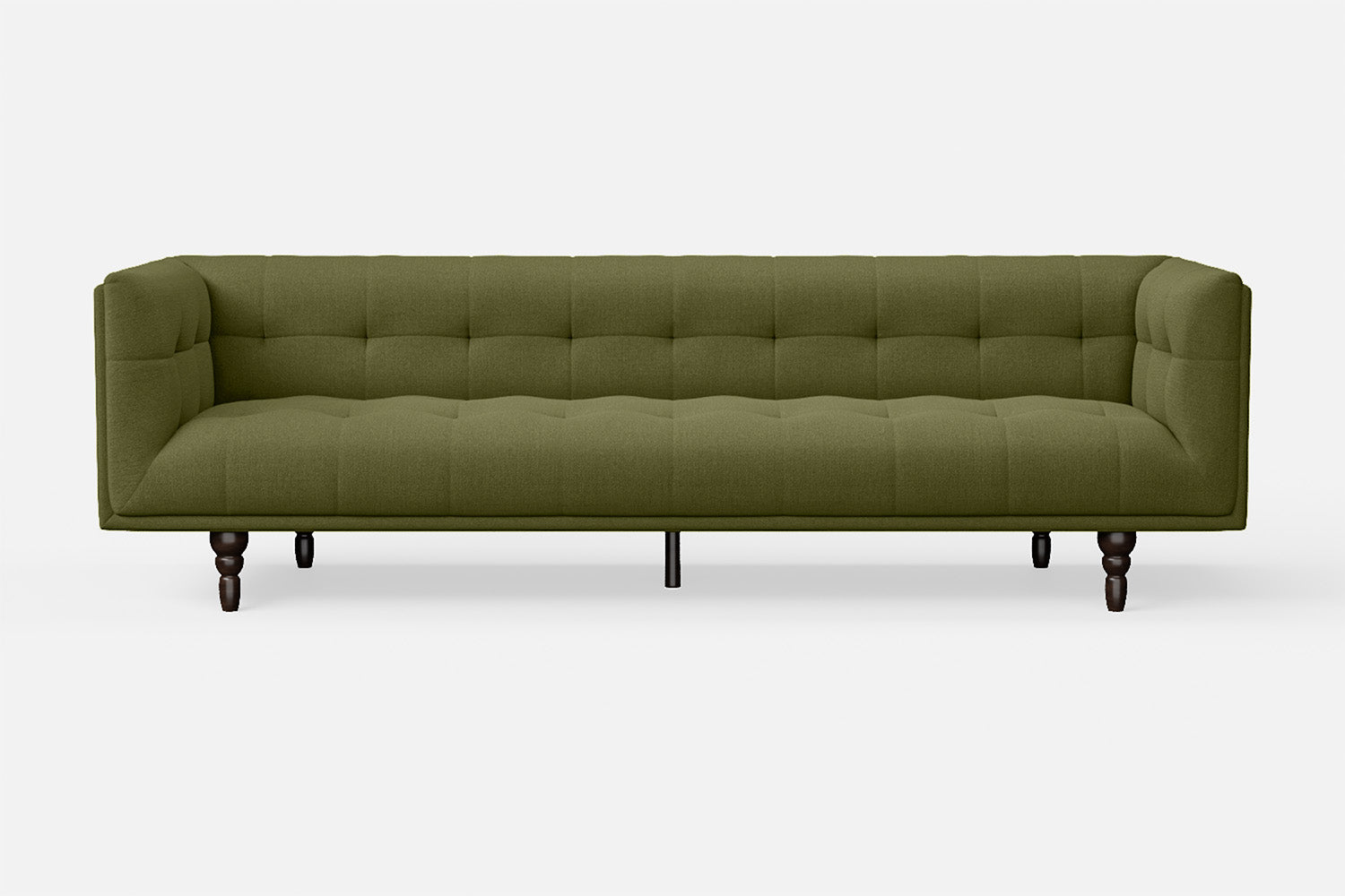 Nahant 4 Seater Sofa Olive Linen Fabric