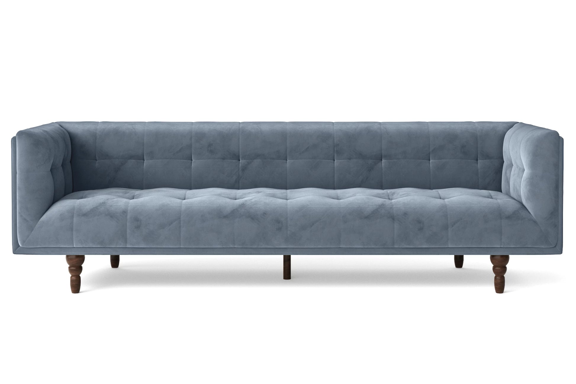 Nahant 4 Seater Sofa Baby Blue Velvet