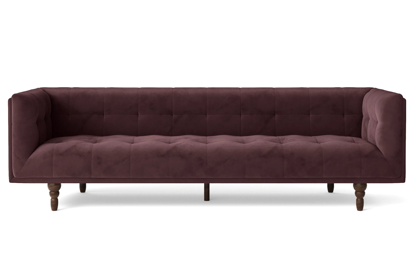 Nahant 4 Seater Sofa Grape Velvet