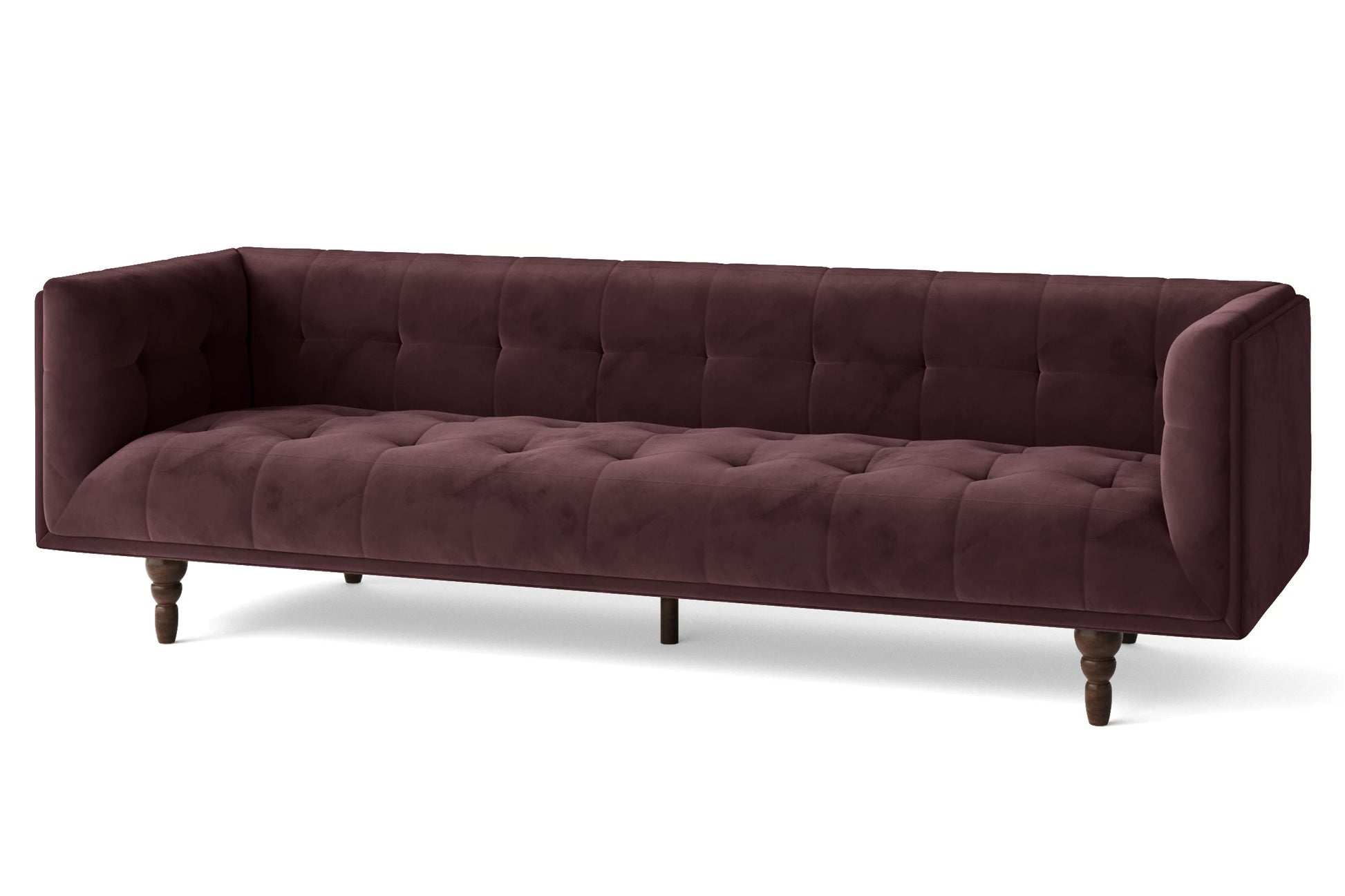 Nahant 4 Seater Sofa Grape Velvet