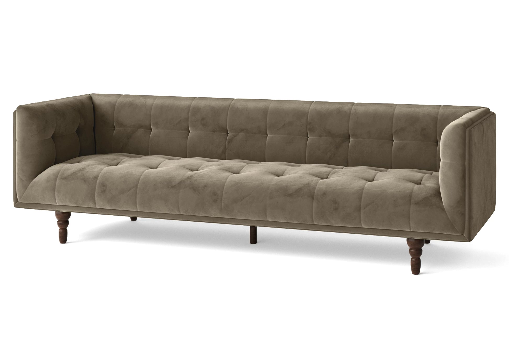 Nahant 4 Seater Sofa Sand Velvet